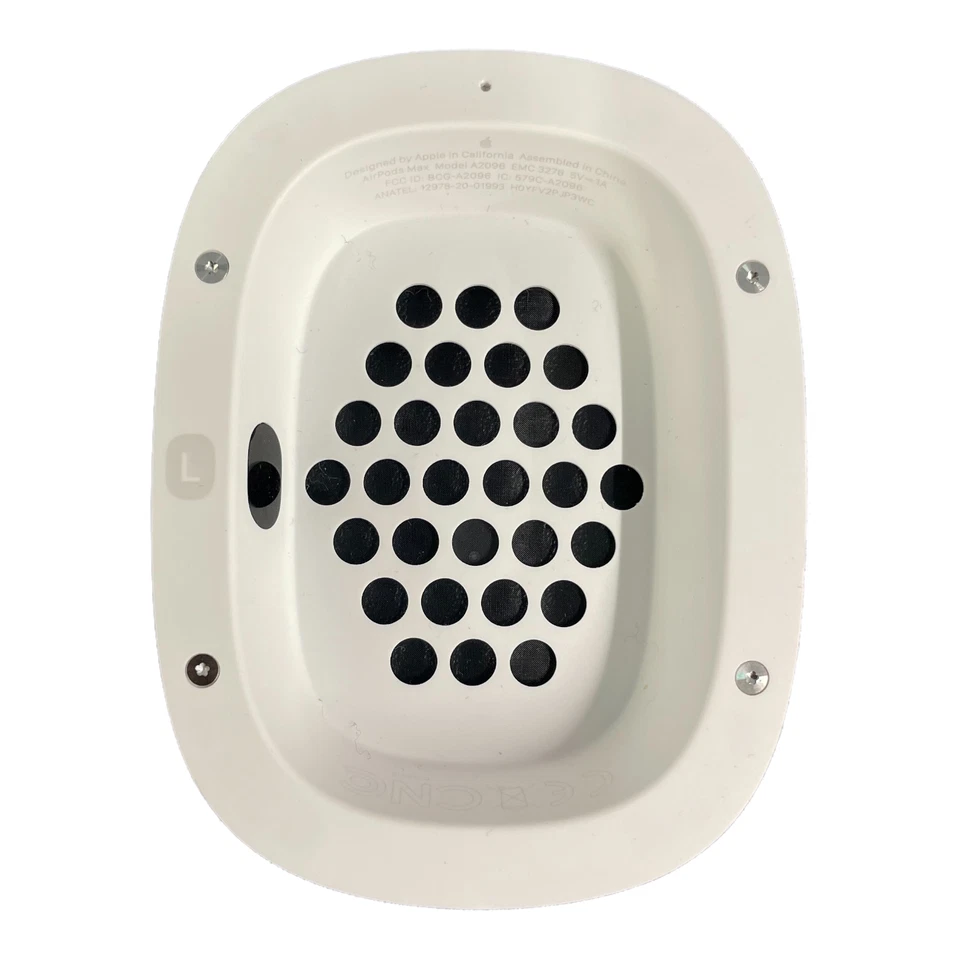 Apple AirPods Max Replacement Empty Speaker Housing + Sensor Left (White) - Image 1 of 1