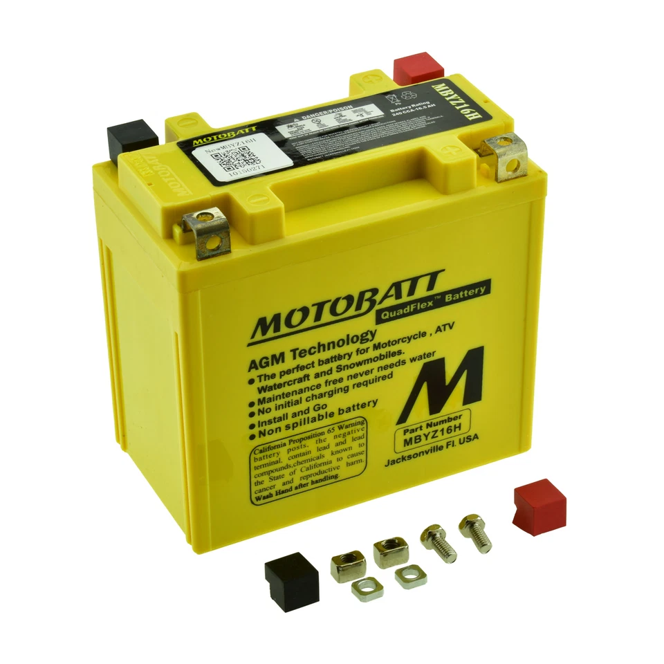 Motobatt AGM battery MBYZ16H BMW F650GS Twin F700 F800 - Image 1 of 1
