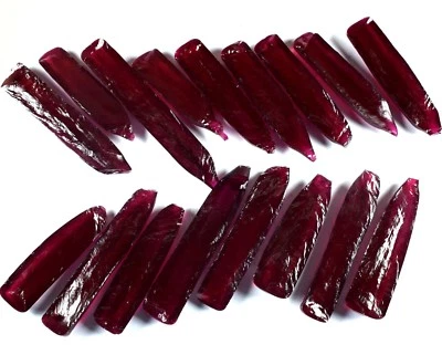 Mozambique Red Ruby Corrundum Gemstone Rough Lot Certified GH156 - Image 1 of 4