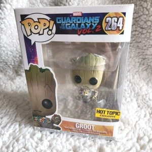 Funko Pop! Groot with Candy Bowl #264 Hot Topic Exclusive New Factory Sealed - Picture 1 of 8