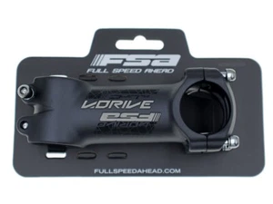 FSA V-Drive AL6061-T6 3D Forged 1 1/8" x 31.8mm x 90mm x +/-6° Black 134g - Picture 1 of 6