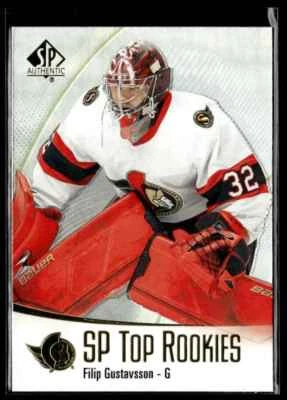 2021-22 Sp authentic Top rookies Filip Gustavsson #TR-21 H4R3E - Image 1 of 2