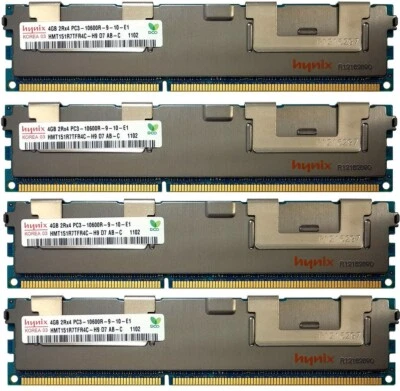 NEW HYNIX16GB 24GB 32GB Memory Ram DDR3 PC3 10600R 1333MHz 240pin ECC Reg 2x Lot - Image 1 of 3