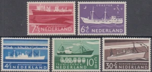 NETHERLANDS Sc # B306-10 CPL MNH SET of 5 - VARIOUS SHIPS - Bild 1 von 1