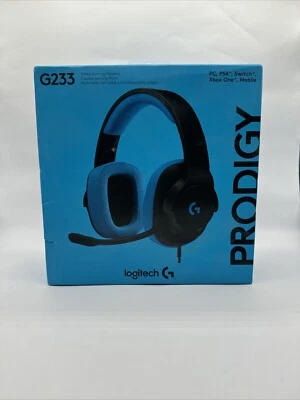 Logitech G233 Prodigy Wired Gaming Headset Only for PC, PS4, Xbox One  NO PADS - Image 1 of 2