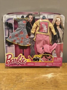 Barbie 2 Pack Black Dress Stamp Shirt Fashion Outfits 2014 CFY06 - Picture 1 of 5