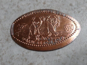 Palm Beach Zoo elongated penny Florida USA cent Koala souvenir coin
