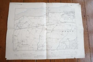 Mapa del sistema operativo Herne Bay Kent Londres Chatham & Dover Railway 1898 - Imagen 1 de 5