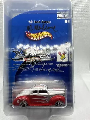 Hot Wheels 16th Annual Collector's Convention 40 Ford Coupe 1 of 4000 Signed - Image 1 of 4