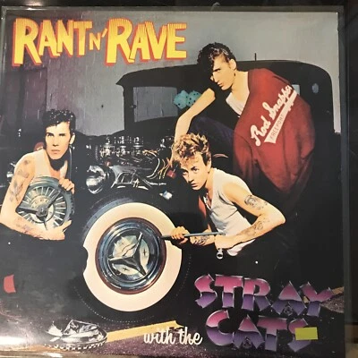 Stray Cats - RANT N' RAVE 1983 Vinyl LP EMI SO-17102 Cvr: EXC/ Vinyl Record: EXC - Image 1 of 4