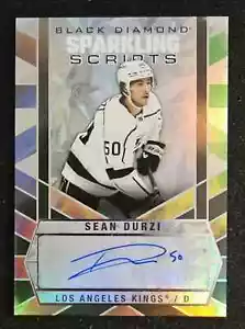 2022-23 schwarze Diamant funkelnde Schriften #SCSD Sean Durzi Autogramm Los Angeles - Bild 1 von 2