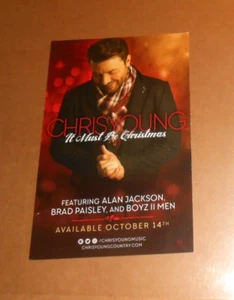 Chris Young It Must be Christmas Poster Original 2016 Promo 11x17 Country - Bild 1 von 2
