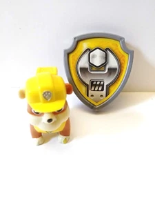 Paw Patrol Action Pack Pup & Badge, Rubble - Picture 1 of 6