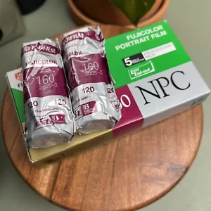 2x Rolls Fujifilm NPC 160 - 120 Format Fujicolor Film - Expired 03/2005 - Picture 1 of 2