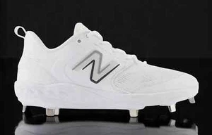 New Balance Fresh Foam X 3000 V6 Herren Größe 16 weiß Baseball Stollen Metallspike - Bild 1 von 5