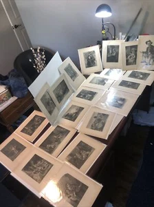 vintage original artwork for greeting cards 1930s to 1940s - Picture 1 of 11