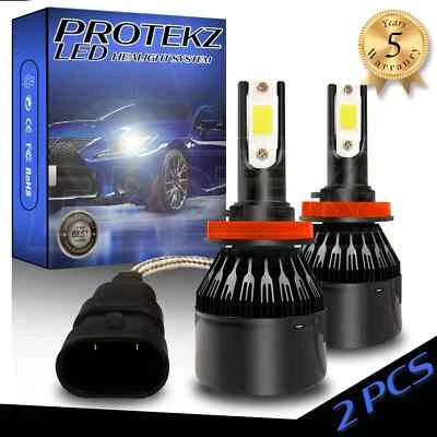 LED Headlight Kit H7 White 6000K Low Beam Bulb for HYUNDAI XG300 XG350 2001-2005 - Image 1 of 4