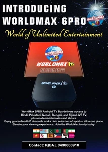 WORLDMAX RECHARGE FOR ALL MODEL BOX 4K/5G/6 PRO - Picture 1 of 1