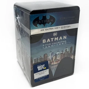 Batman 4-Film Collection Collection 4K UHD Best Buy Exclusive SteelBook RARE A++ - Picture 1 of 20