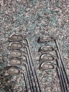 Ping Zing Eisen Green Dot 3-9 + SW+ WW. JZ Stahl Karsten Schaft Golfschläger - Bild 1 von 21