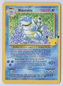 Pokemon Card - Celebrations Classic Collection 2/102 - BLASTOISE (holo) - NM/M - Picture 1 of 2