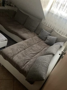 Sofa Ecksofa B-Ware mit Schlaffunktion Cord ♻️ - Bild 1 von 3