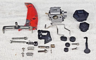 VTG Homelite Super EZ Carburetor HDC Throttle Linkage fuel cap Screws - Image 1 of 4