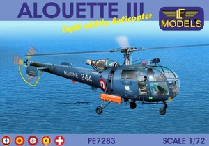 Alouette III Light Utility Helicopter - Plastikmodellbausatz, PE7283, LF MODELS, 1:72 - Bild 1 von 4