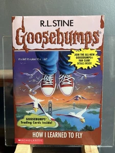 Goosebumps 52 How I Learned To Fly TRUE 1st Print 1997 Cards & Bookmark Like New - Bild 1 von 8