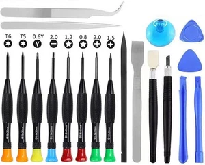 Schraubendreher Set 20 Teile Handy Reparatur Werkzeug Klein Magnet Kit mit Kreuzschlitz... - Bild 1 von 7