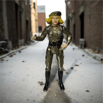 Vintage Eagle Force Goldie Hawk Mego 1981 Die-cast 2.75” Army  Action-figure  - Image 1 of 3