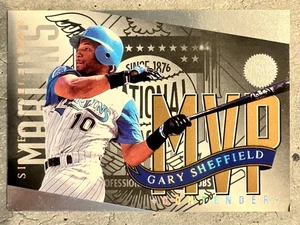 1994 Leaf - MVP Contender Gary Sheffield Silver Collection #'d 1/10,000 - Picture 1 of 2