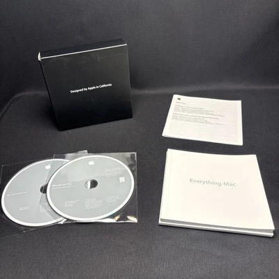 Disco de instalación MacBook Pro OS X 1 y 2 versión 10.4.9 2007 OEM Foto 1 de 4