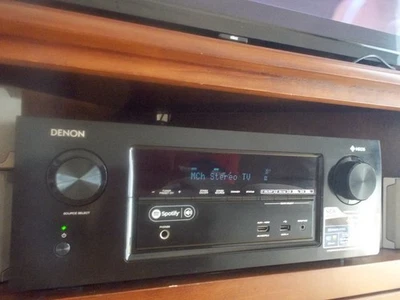 SINTOAMPLIFICATORE DENON AVR-X2400H HEOS MICR. AUDYSEEY TELECOMANDO BLUETOOTH - Immagine 1 di 4