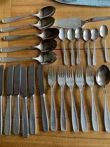 WMF Posate Cromargan Berlino anni 90 argento edizione posate argento 24 pezzi 1304 gr - Foto 1 di 7