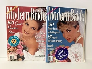 Vintage Modern Bride Magazine December 1991/January 1992 & February March 1992 - Picture 1 of 12