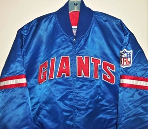 CHAQUETA DE SATÉN GRANDE DE COLECCIÓN AÑOS 90 GIGANTES DE NUEVA YORK NFL STARTER OG THROWBACK - Imagen 1 de 4