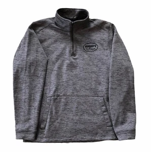 Devon and Jones Mens M 1/4 Zip Pullover Sweatshirt Hershey’s Ice Cream Chocolate - Picture 1 of 4