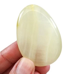 Calcit Kristall grün poliert Sorgenstein Mexiko 26,2 Gramm - Bild 1 von 2