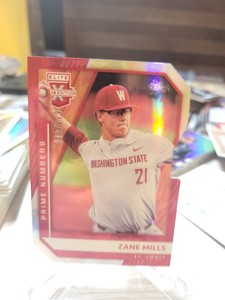 Zane Mills - 2021 Panini Elite Extra Edition #120 Prime Number RED DIE-CUT /219