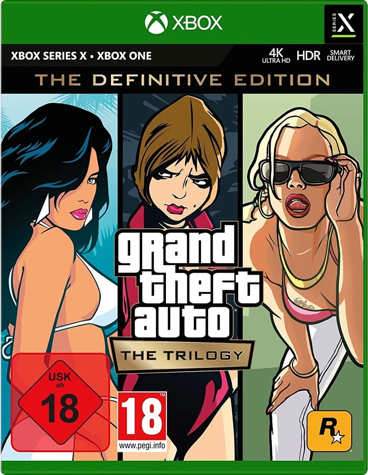 Grand Theft Auto: The Trilogy - The Definitive Edition (Xbox One, 2021)