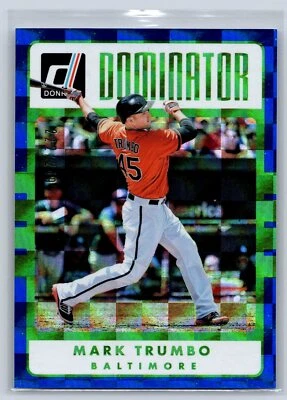 Donruss #D-7 Mark Trumbo Dominators 2017 azul #/249 Foto 1 de 2