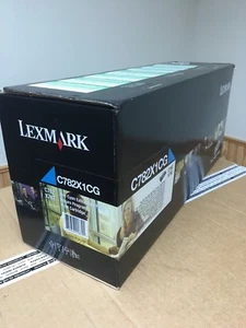 GENUINE LEXMARK C782X1CG OEM EXTRA HIGH YIELD TONER CARTRIDGE - NEW SEALED BOX - Picture 1 of 3