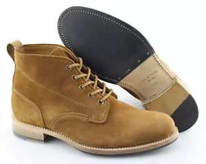 Men's RAG & BONE 'Spencer' Brown Suede Plain Toe Boots Size US 8.5 EUR 41.5 - Picture 1 of 6