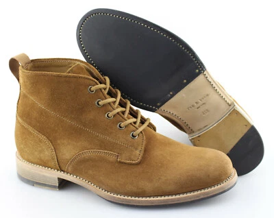 Botas para hombre RAG & BONE 'Spencer' marrón gamuza punta lisa talla US 8,5 EUR 41,5 Foto 1 de 4