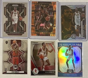 2021-22 Select Evan Mobley Concourse RC #5 Orange Flash + Prizm #325 + Illusions - Picture 1 of 2