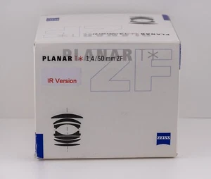 Zeiss 50mm f/1.4 ZF-IR (Infrared) Planar Industrial AIS Manual Focus Lens Nikon - Picture 1 of 11
