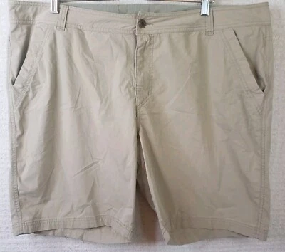 Pantalones Cortos ExOfficio Para Hombres 42x9.5 Beige Bolsillo de Carga Exterior Campamento Caminata Algodón Nylon  Foto 1 de 4