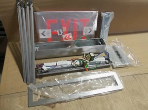 NUEVO LETRERO DE SALIDA THOMAS & BETTS LXN1NRCUA-A-D Emergi-Lite fundido a presión borde iluminado - Imagen 1 de 9