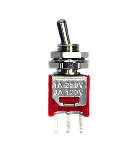 10 Stck. Sub-Miniatur Kippschalter 2M 2MS3T2B1M2QES Ein/Aus 3P SPDT UL Dailywell - Bild 1 von 8